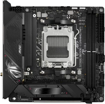 Материнская плата ASUS ROG STRIX X670E-I GAMING WIFI, Socket AM5, X670, 2*DDR5, HDMI + 2xUSB4, 2xSATA3 + RAID, M2, Audio, Gb LAN, USB 3.2, USB 2.0, mIATX (90MB1B70-M0EAY0)