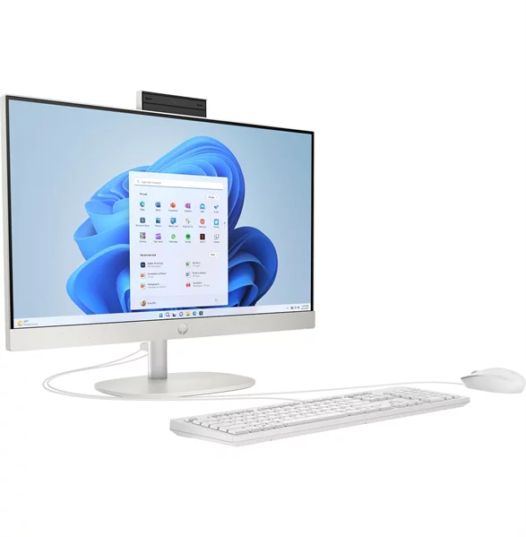 Моноблок HP 27-cr0003ci NT 27" FHD(1920x1080) Ryzen 7 7730U, 16GB LPDDR5 5500 (2x8GB), SSD 512Gb, AMD integrated , noDVD,Rus/ Eng kbd&mouse wireless, HD Webcam, Shell White, Dos, 1Y Wty (7X9V7EA) (7X9V7EA#UUQ)