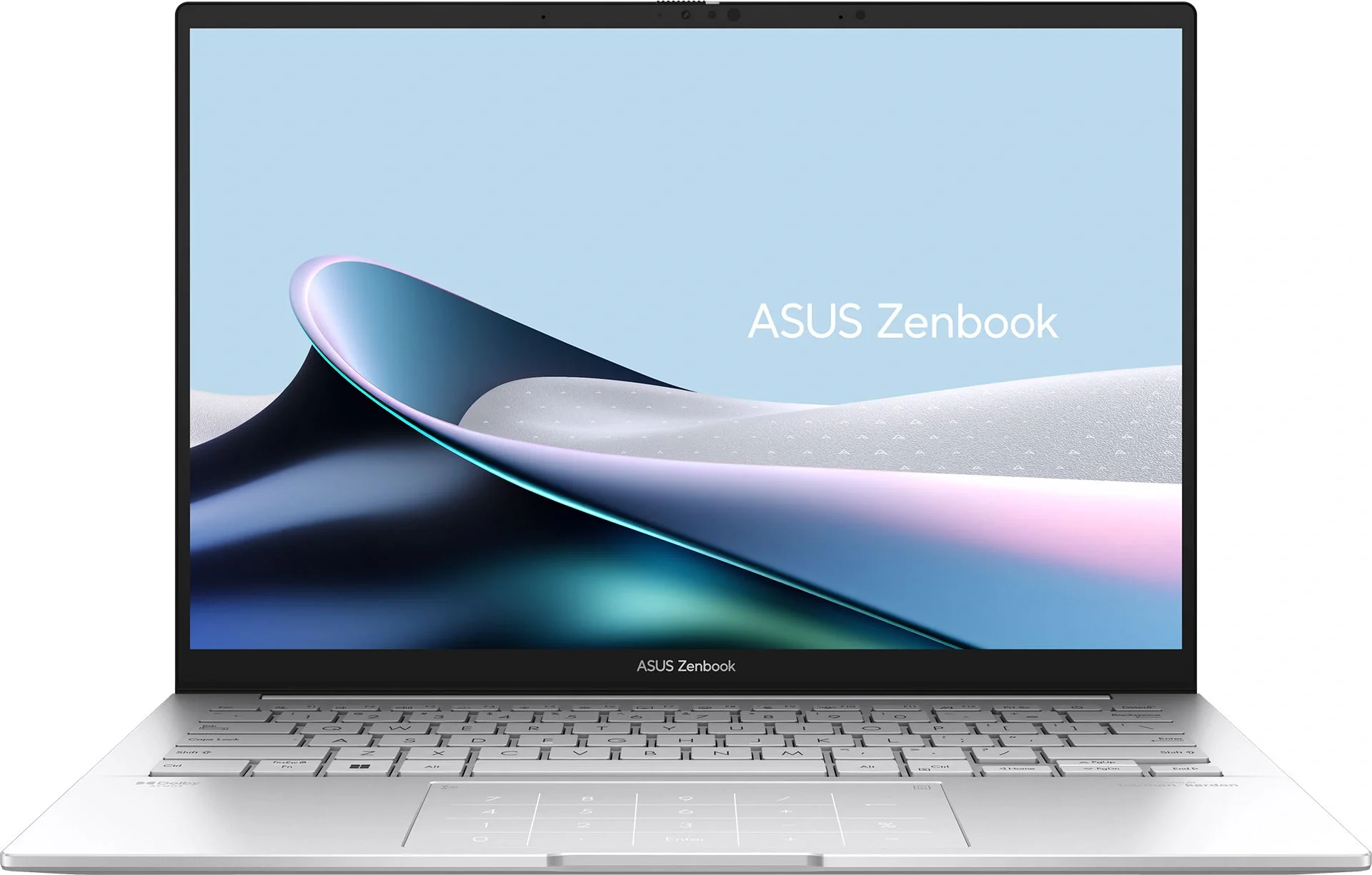 Ноутбук Asus Zenbook 14 UX3405CA-PP477 Core Ultra 9 285H 32Gb SSD512Gb Intel Graphics 14" OLED 3K (2880x1800) без ОС silver WiFi BT Cam Bag (90NB14W2-M00N00)