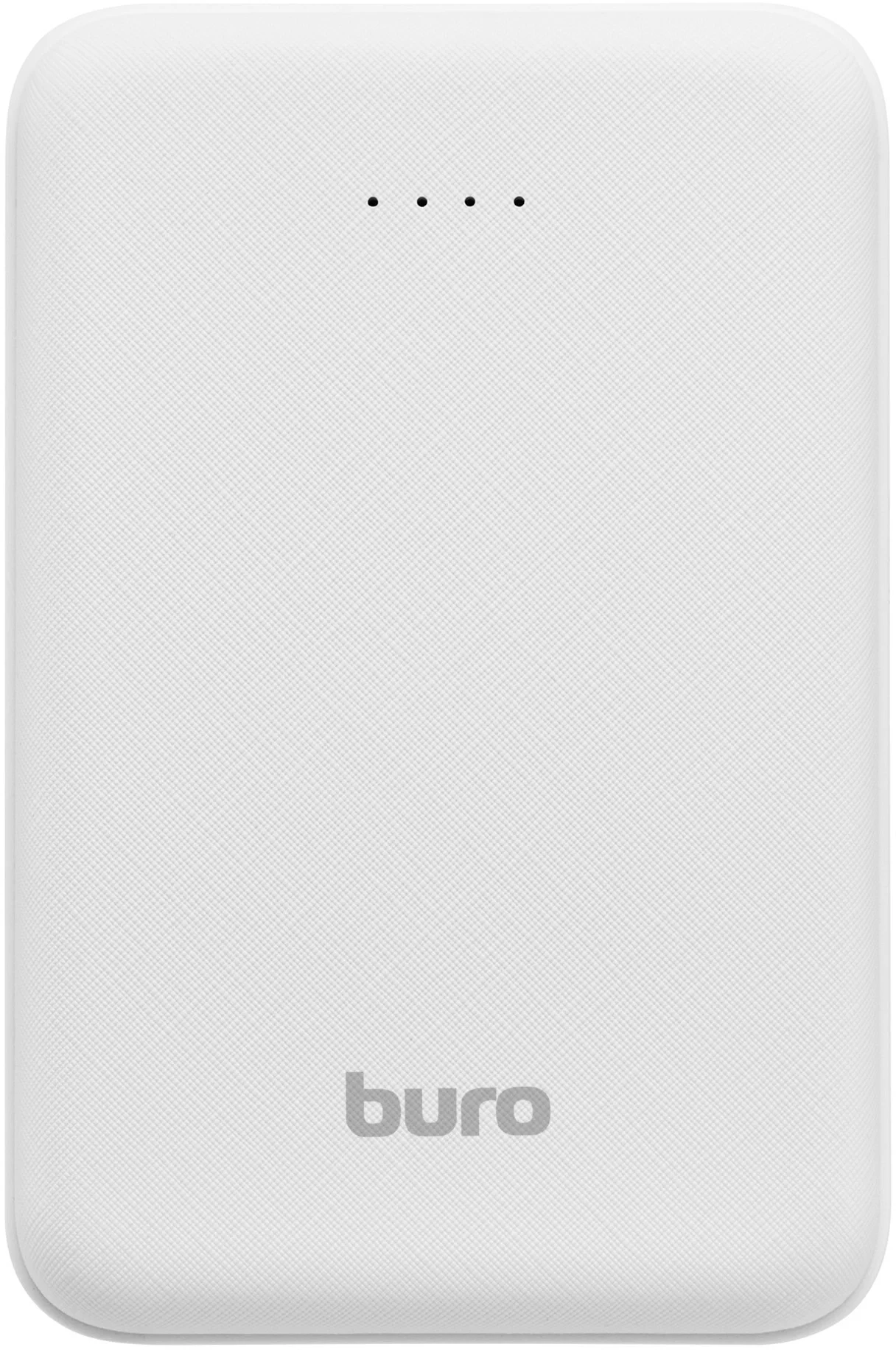 Мобильный аккумулятор Buro T4-10000 10000mAh 10W 2A 2xUSB-A белый (T4-10000-WT)