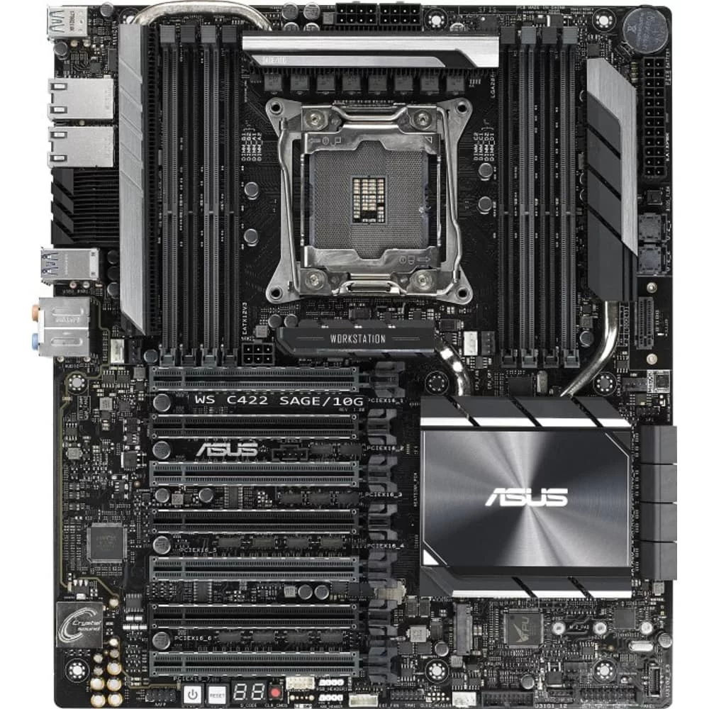 Эскиз Материнская плата ASUS WS C422 SAGE/10G (90SW00J0-M0EAY0)