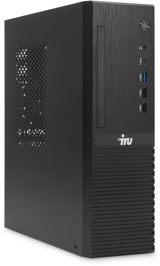Компьютер IRU 310SC SFF Cel G6900 (3.4) 8Gb SSD256Gb UHDG 710 Windows 11 Pro GbitEth 200W черный (2152525)