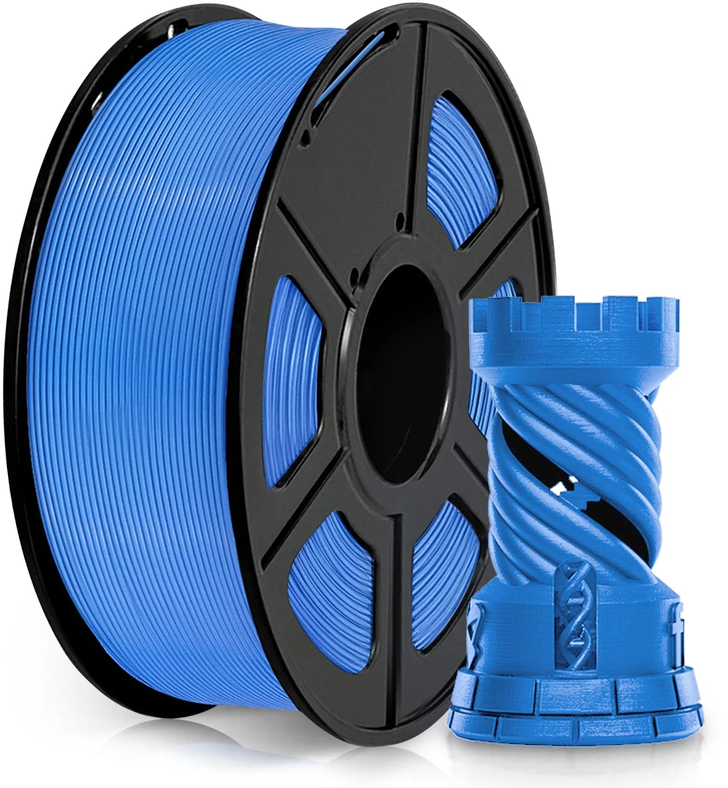 -/ Пластик для принтера 3D Cactus CS-3D-ABS-1KG-BLUE ABS d1.75мм 1кг L386м 1цв.