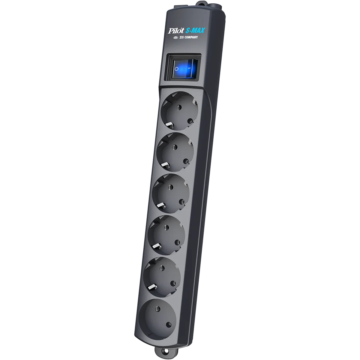 Сетевой фильтр Pilot S Max (5 евро + 1GP), 16А/3.5кВа, автомат, 3 м, графит/ Surge protector Pilot S Max (5 euros + 1GP), 16A/3.5kVA, automatic, 3 m, graphite (PILOT S-MAX 3M)