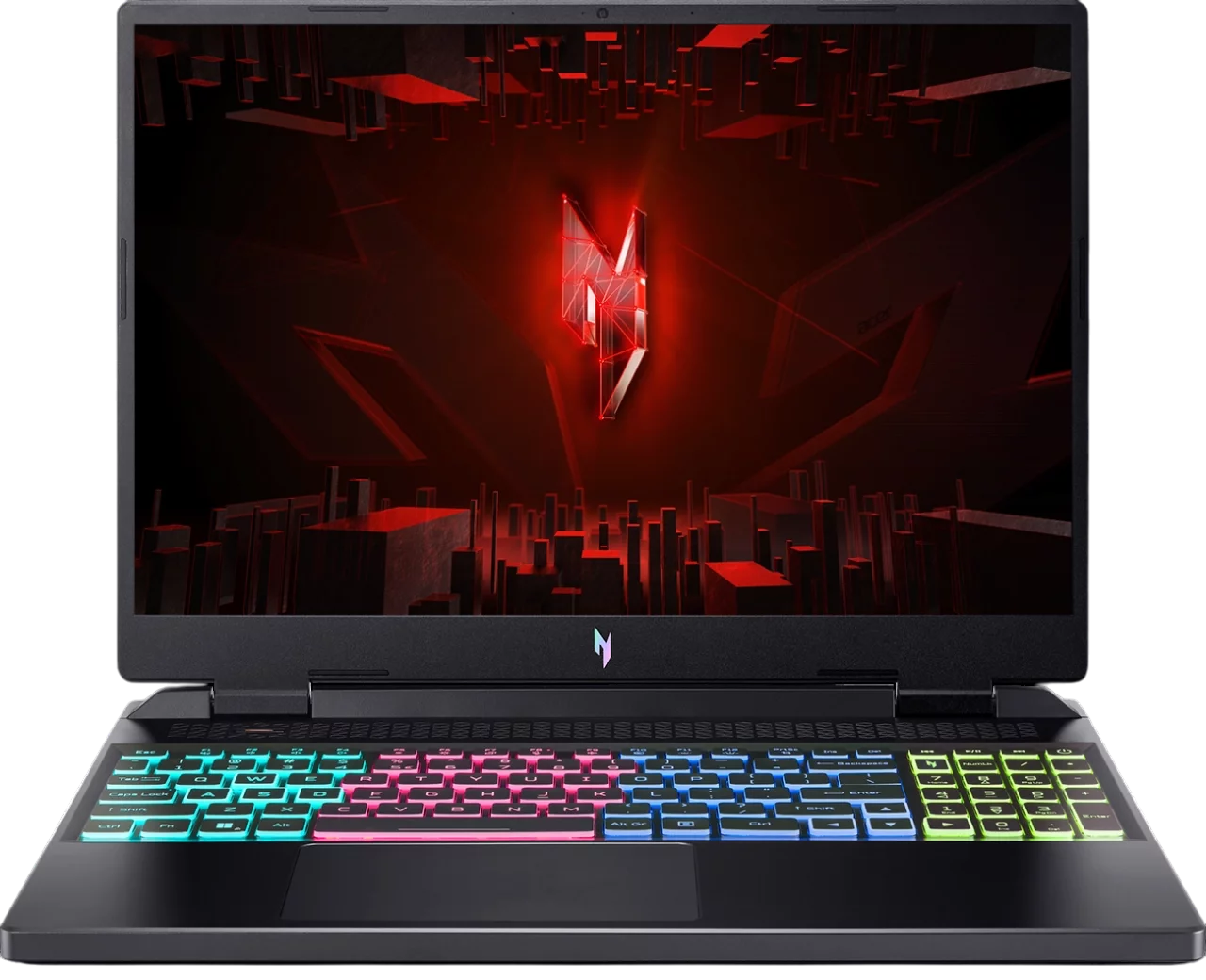 Ноутбук/ ACER Aspire Nitro AN16-42-R2ZA 16"(1920x1200 (матовый) IPS)/AMD Ryzen 7 8845HS(3.8Ghz)/16384Mb/1024PCISSDGb/noDVD/Ext:nVidia GeForce RTX4050(6144Mb)/Cam/BT/WiFi/50WHr/war 1y/2.2kg/Black/NoOS (NH.QT8CD.001)