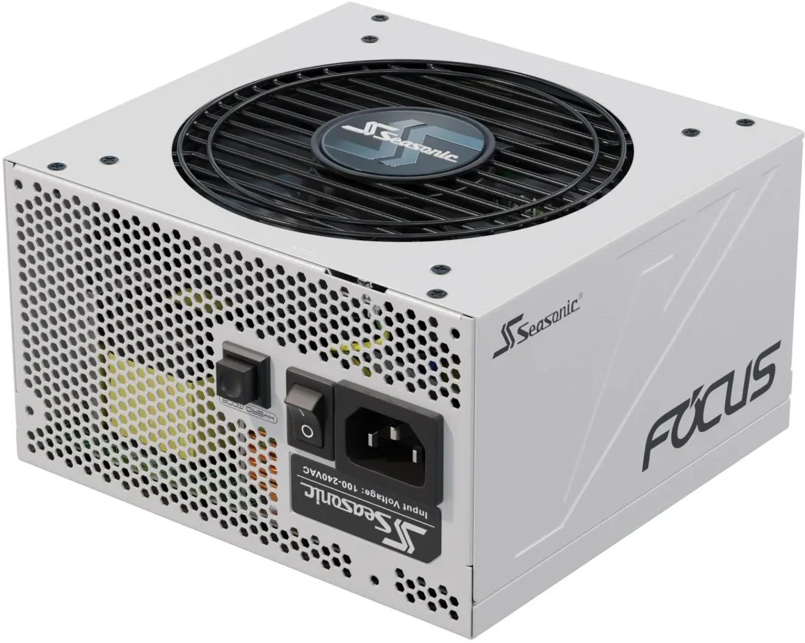 Блок питания Seasonic ATX 850W Focus GX-850 Gen.5 WHITE 80+ gold (20+4pin) APFC 135mm fan 8xSATA Cab Manag RTL (FOCUS GX-850 WHITE ATX 3.1)