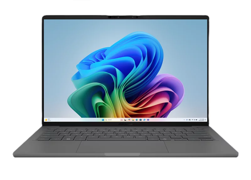 Ноутбук ASUS Zenbook A14 UX3407QA-QD267W Snapdragon X X1 26 100 Qualcomm Hexagon LPDDR5X 16GB 512GB PCIE SSD Adreno GPU 14" OLED WUXGA ,WIN11 HOME 0.74 kg Iceland Gray (90NB1502-M00DN0)