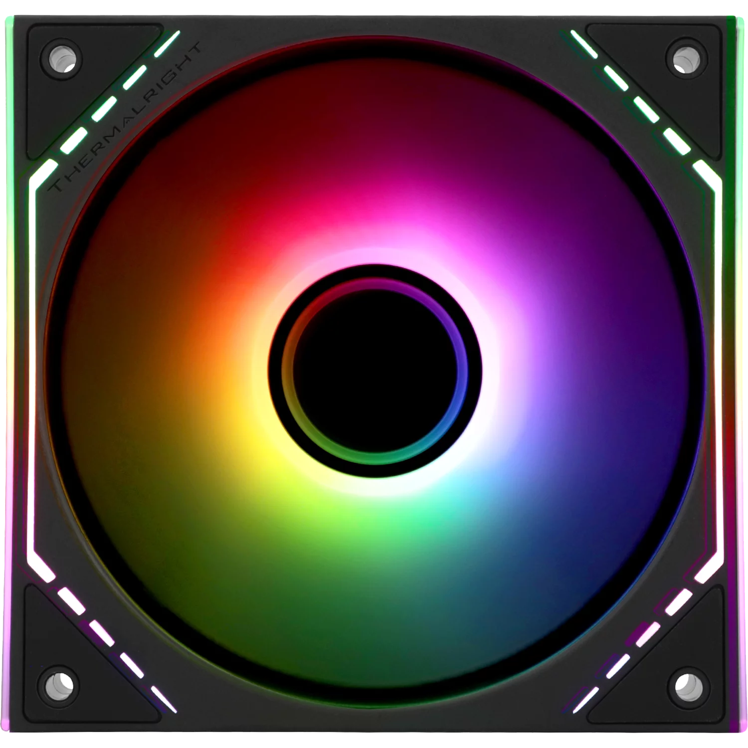 Кулер для корпуса/ Case Cooler Thermalright TL-M12R-S Reverse (124x120x25mm, 4-pin PWM, ARGB, 34.43CFM, 23.2dBA, 1500RPM, Black)