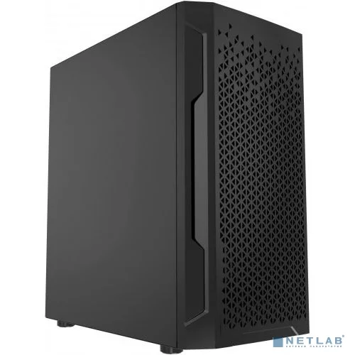 Powercase Корпус Mistral Micro Z2B SI, Non Window, Mesh, 2x 120mm fan, чёрный, mATX (CMIMZB-F2SI)
