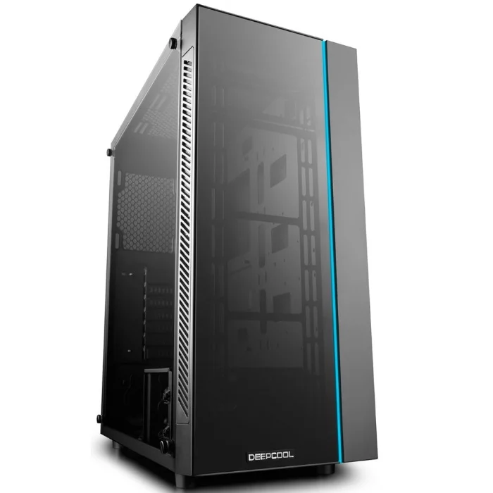 Корпус Deepcool MATREXX 55, черный, без БП, ATX, 2x2.5"/3.5" combo, 2x2.5",1xUSB3.0, 2xUSB2.0, Audio, Front 3x120mm/ 3x140mm