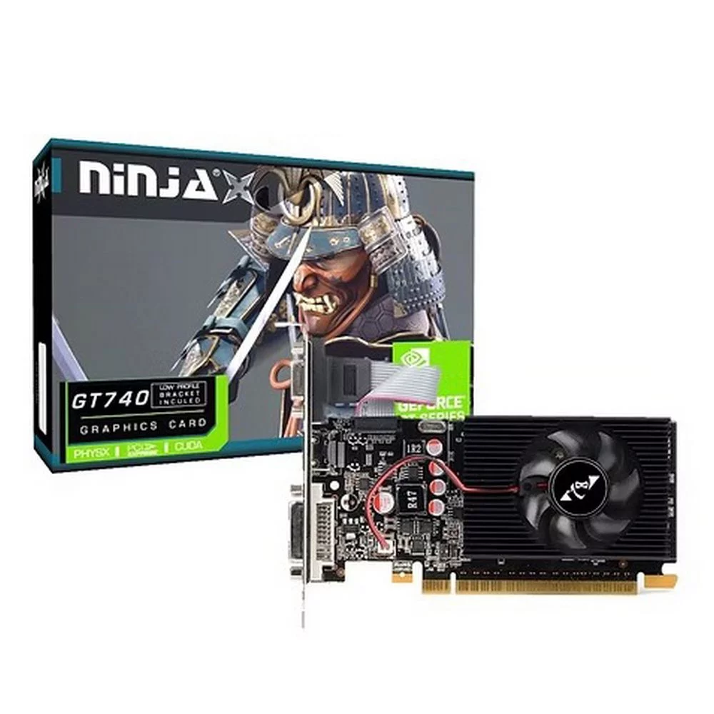 Видеокарта Ninja (Sinotex) GT740 4GB GDDR3 128bit VGA DVI HDMI 2FAN RTL (NF74LP043F)