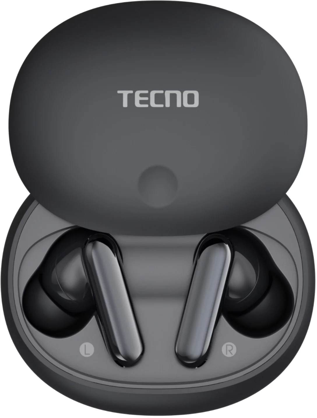 Гарнитура внутриканальные Tecno True 1 Air TU01 черный беспроводные bluetooth в ушной раковине (TU01 AIR ELEGANT BLACK)