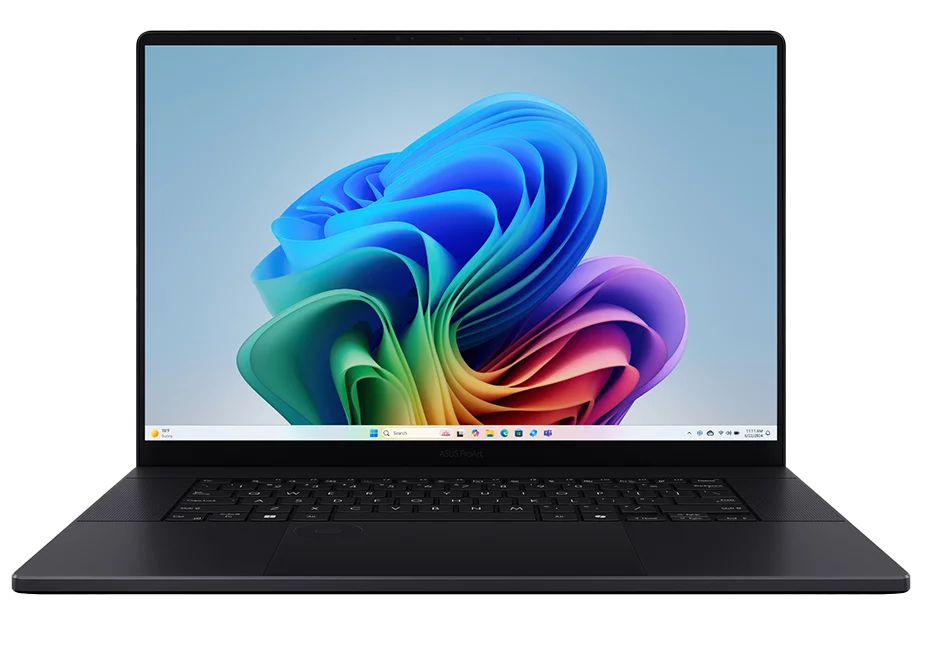 Ноутбук/ ASUS ProArt P16 H7606WM-ME047X 16"(3840x2400 OLED)/Touch/AMD Ryzen AI 9 HX 370(2Ghz)/32768Mb/2TbPCISSDGb/noDVD/Ext:nVidia GeForce RTX 5060(8192Mb)/Cam/BT/WiFi/90WHr/war 1y/1.85kg/Nano Black/Win11Pro + алюм корп (90NB15L1-M002Z0)