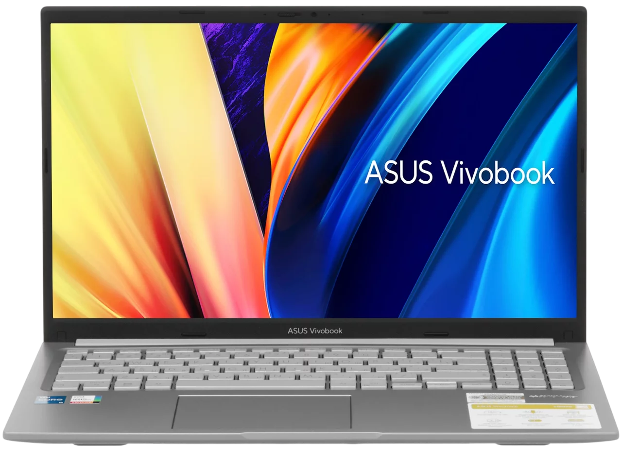 Ноутбук/ ASUS X1502VA-BQ1373 15.6"(1920x1080 (матовый) WVA)/Intel Core i5 13420H(2.1Ghz)/16384Mb/512PCISSDGb/noDVD/Int:Intel Iris Xe Graphics/Cam/BT/WiFi/42WHr/war 1y/1.7kg/Cool Silver/noOS (90NB10T2-M01Y90)