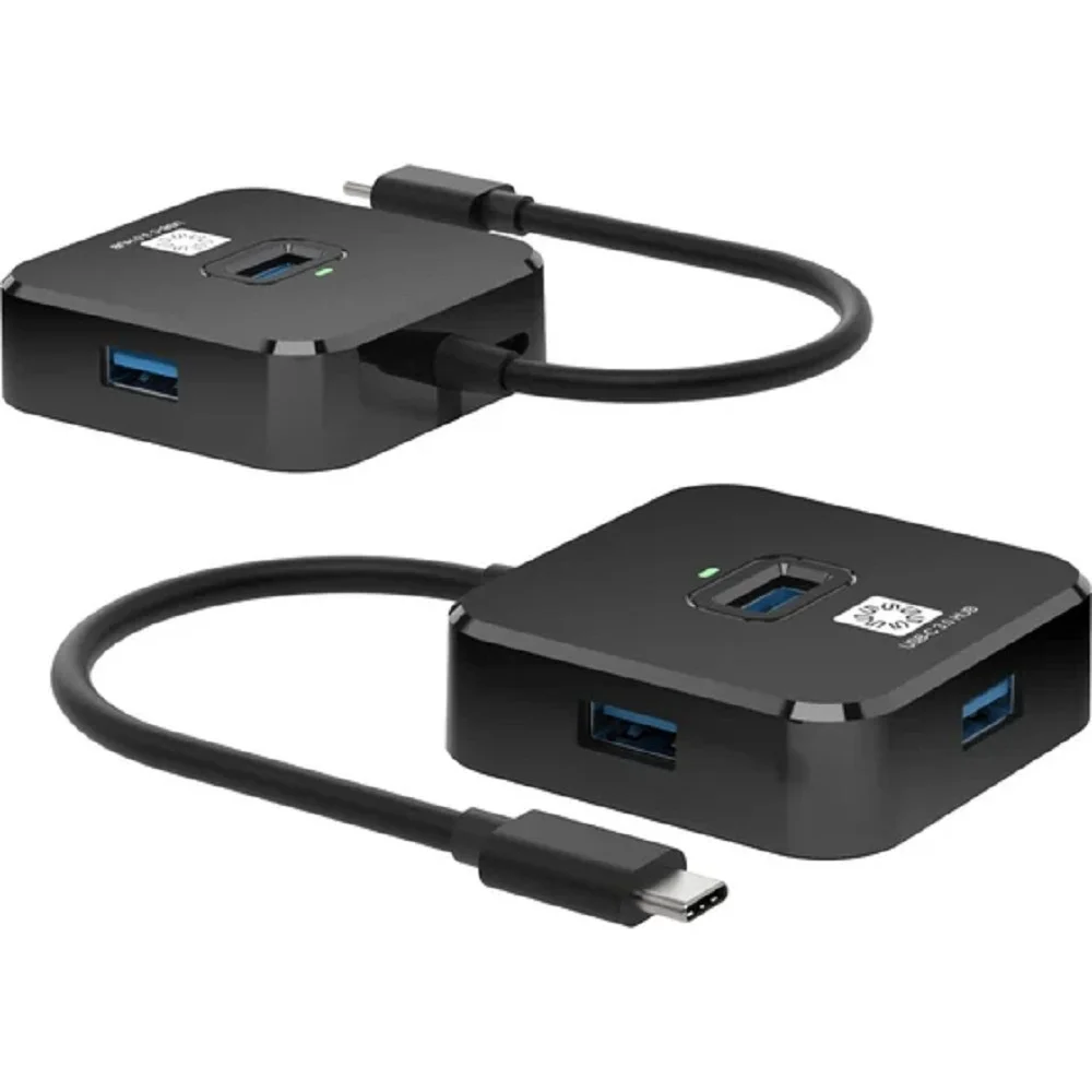 5bites Концентратор HB34C-316BK TYPE-C -] 4*USB3.0 / BLACK