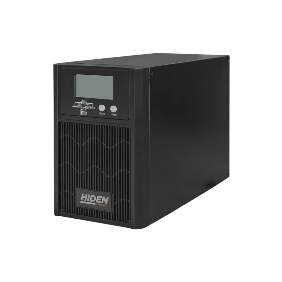 ИБП HIDEN EXPERT HE11001S, встроенные АКБ в корпусе (3х9А/ч), 1 kVA/1 kW (PF=1)/ Online Tower UPS