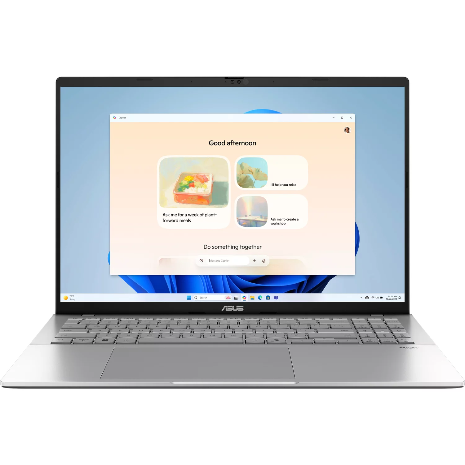 Ноутбук/ ASUS S3607VA-RP078 16"(1920x1200 (матовый, 144Hz) IPS)/Intel Core i5 13420H(2.1Ghz)/16384Mb/512PCISSDGb/noDVD/Int:Shared/Cam/BT/WiFi/70WHr/war 1y/1.8kg/Cool Silver/noOS (90NB1671-M005X0)