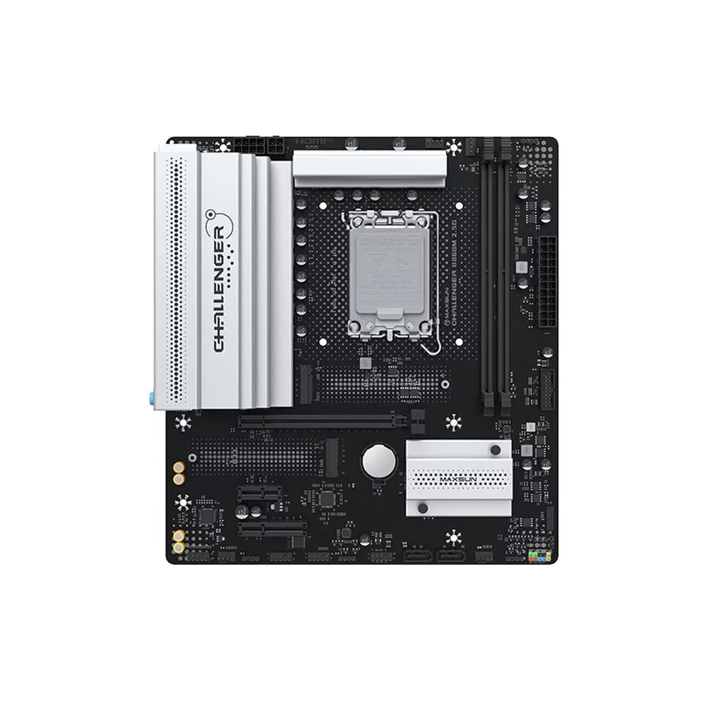 Материнская плата Maxsun MS-Challenger B860M 2.5G B860, LGA1851, 2*DDR5, 1*PCIEx16, 1*PCIEx4, 1*PCIEx1, 2*M.2, 6*USB3.2Gen1, 6*USB2.0, 2*SATA3.0, 2.5G, DP, HDMI, M-ATX, RTL (6940709661789)