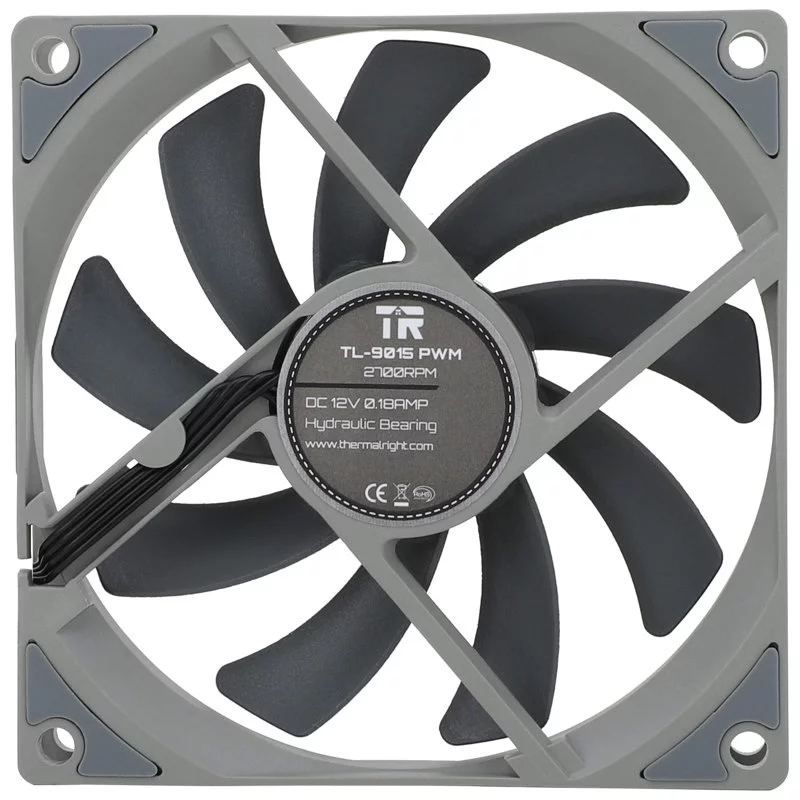 Вентилятор для корпуса Thermalright TL-9015 92х92x15 серый 4-pin 22.4дБ Ret