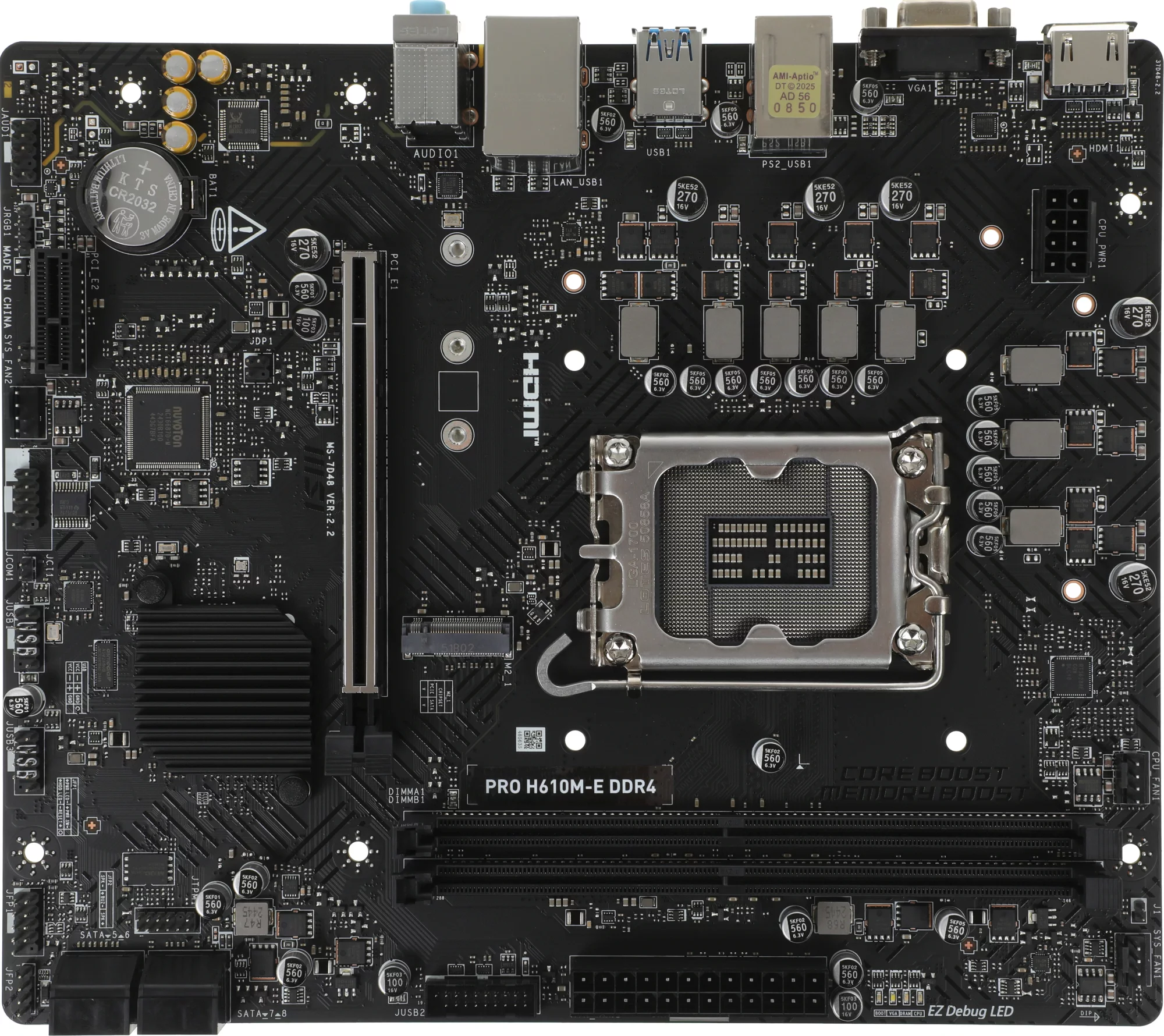 Картинка pro-h610m-e-ddr4