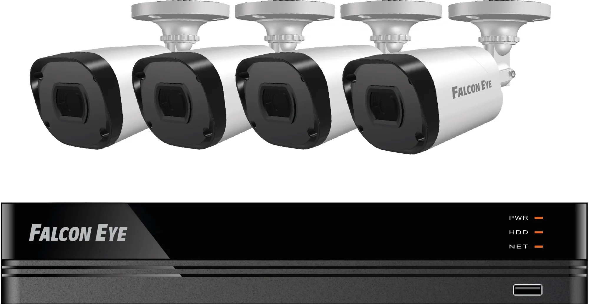 Комплект видеонаблюдения Falcon Eye FE-104MHD KIT Дача SMART (FE-104MHD KIT ДАЧА SMART)