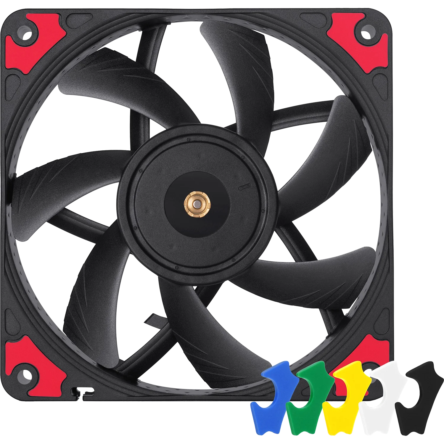 Кулер для корпуса/ Case Cooler Noctua NF-A12x15 PWM chromax.black.swap (120x120x15mm, 4-pin PWM, 55.44CFM, 23.9dBA, 1850RPM, Black)