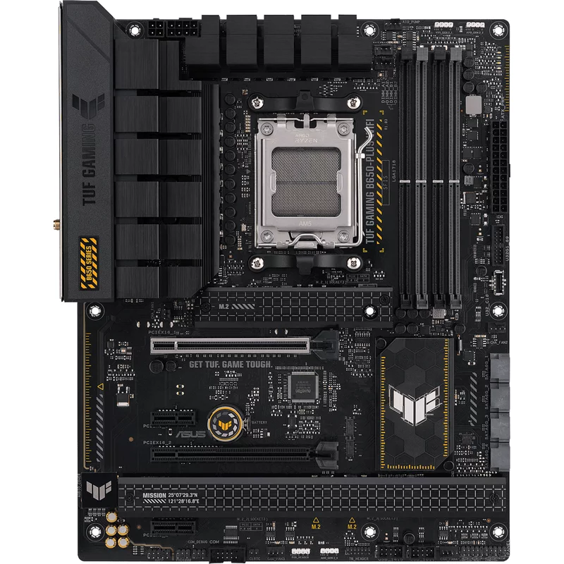 Материнская плата ASUS TUF GAMING B650-PLUS WIFI SocketAM5 AMD B650 4xDDR5 ATX AC`97 8ch(7.1) 2.5Gg RAID+HDMI+DP (90MB1BZ0-M0EAY0)