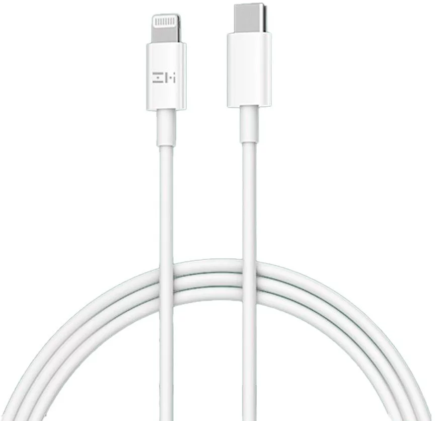 Кабель ZMI AL856 USB Type-C (m)-Lightning (m) 1.5м белый коробка (упак.:1шт)