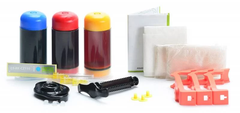 Заправочный набор Cactus CS-RK-CZ110-112 многоцветный 3x90мл для HP DJ IA 3525/5525/4515/4525