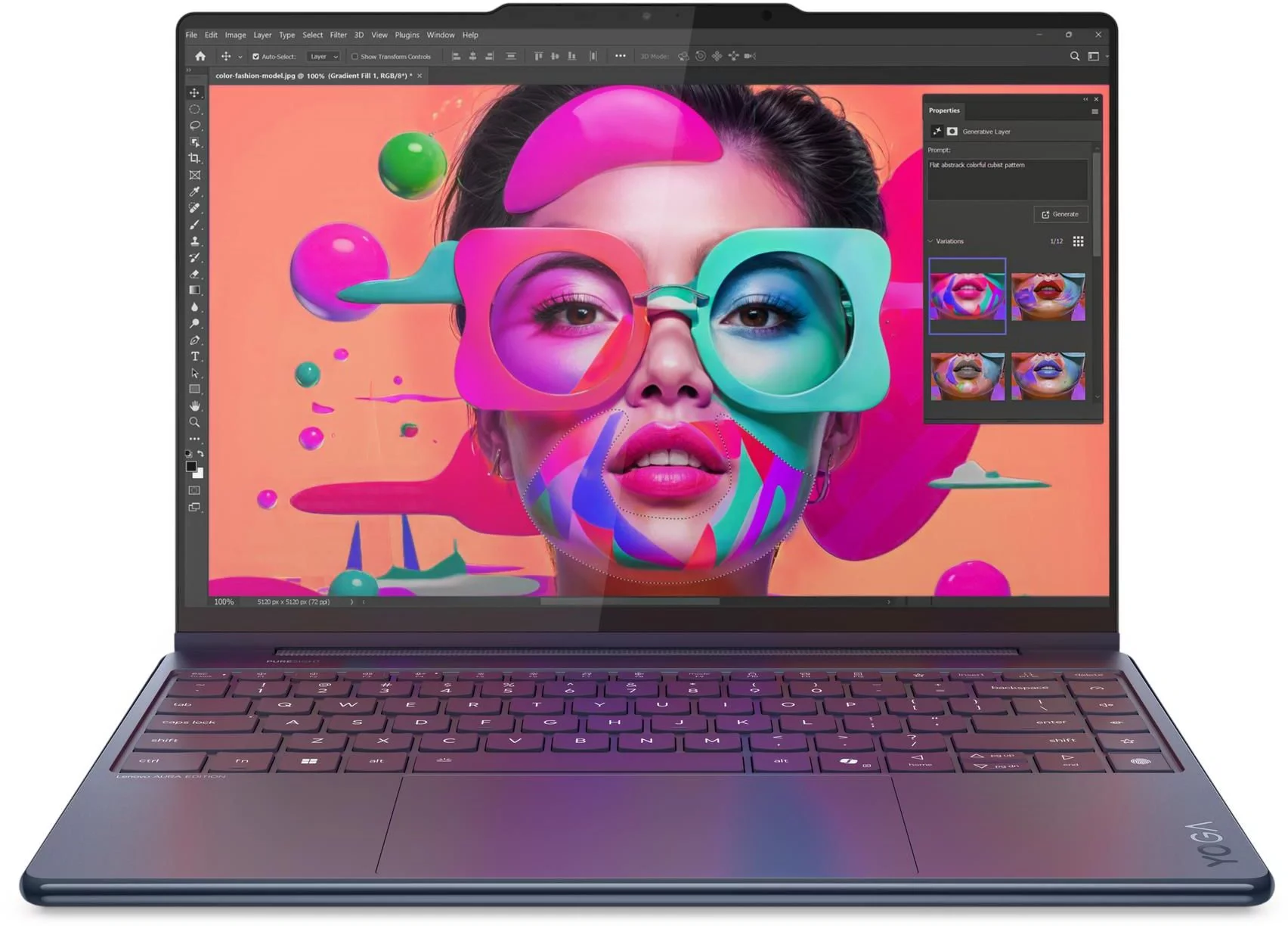 Ноутбук Yoga 9 2-in-1 14ILL10 14" 2.8K WQXGA+ (2880x1800) OLED 1100N Touch, Ultra 7 258V, 32GB Soldered LPDDR5x, 1TB SSD M.2, Arc Graphics 140V, WiFi7, BT, 5.0MP+IR Cam,75Wh,65W USB-C, Win 11 Home, 1Y, 1.32kg (83LC0055RK)