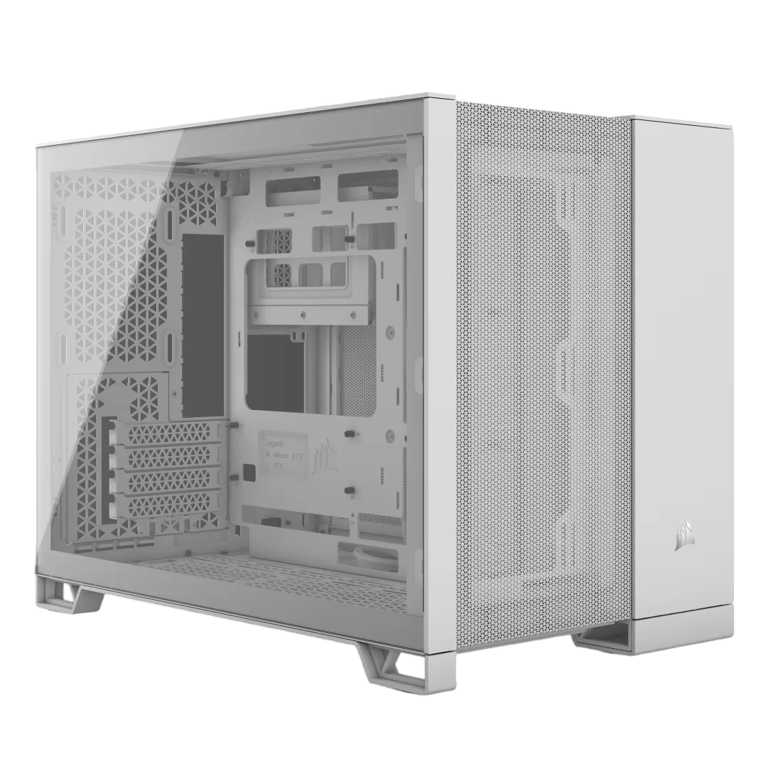Корпус без блока питания/ Case Corsair 2500D Airflow, Midi-Tower, TG, no fan, 2xUSB-A 3.2, 1xUSB 3.2 Type-C, mATX, mITX Black (CC-9011264-WW)
