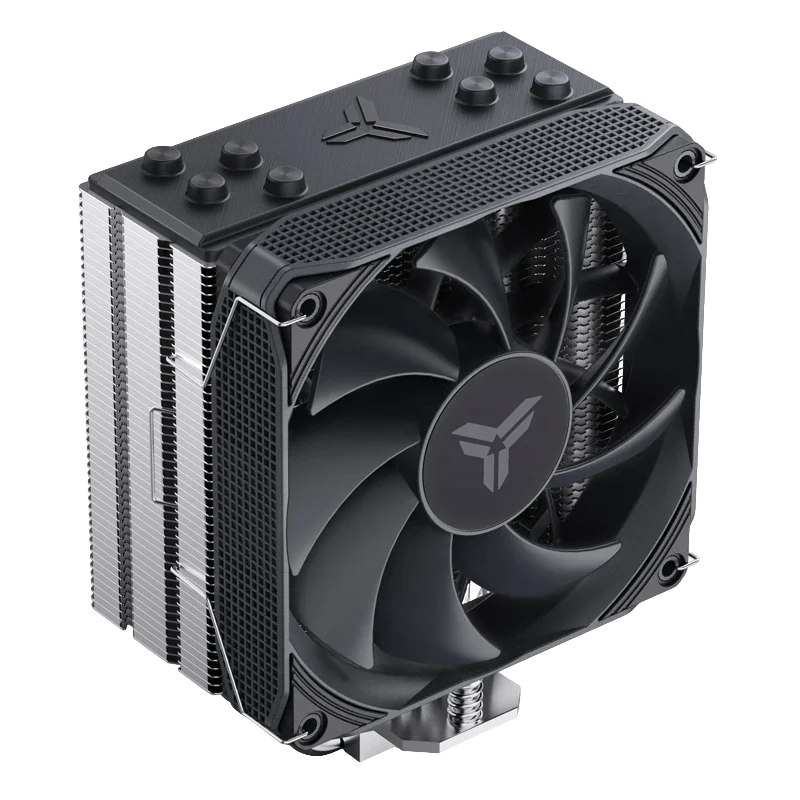Кулер для процессора/ CPU Cooler JONSBO PISA A4 (250W, 4-pin PWM, 153mm, Al/ Cu, 4x6mm, 1x120mm, 81.27CFM, 36.8dBA, 1850RPM, S: 1851/ 1700/ 1200/ 115X/ 2011, AM4/ AM5 Grey) (PISA A4 GREY)