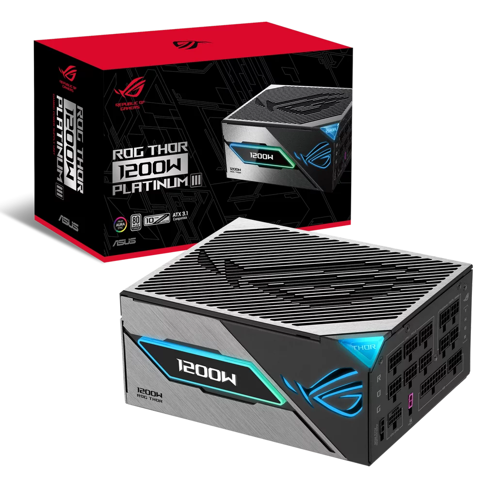 Блок питания ПК ASUS ROG-THOR-1200P3-GAMING (90YE00V2-B0NA00)