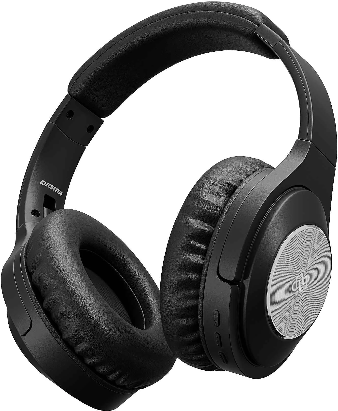 Гарнитура накладные Digma BT-20 ANC черный беспроводные bluetooth оголовье (BT20)