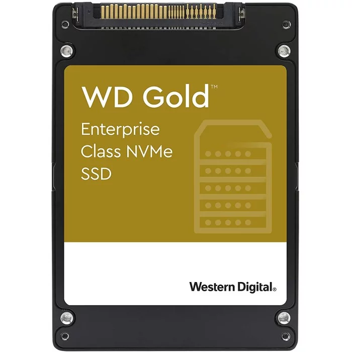 Картинка SSD-накопитель WD Gold 3.8 TB NVMe SSD (WDS384T1D0D) 