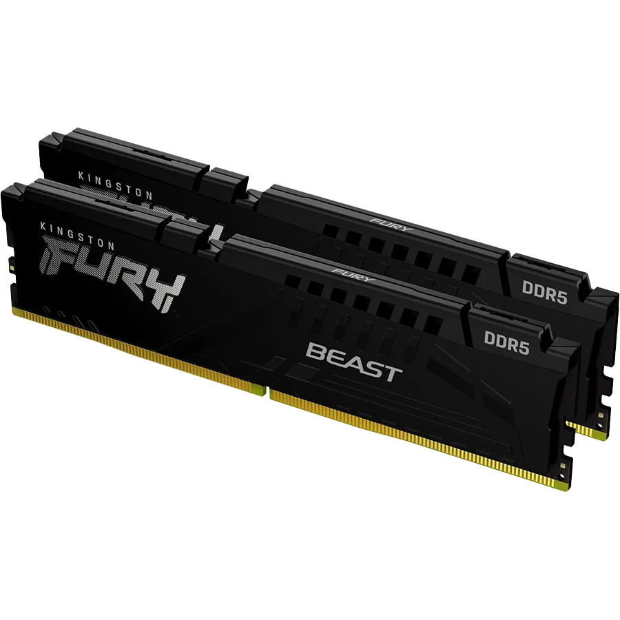 Память DDR5 2x64GB 5600MHz Kingston KF556C36BBEK2-128 Fury Beast Expo RTL Gaming PC5-44800 CL36 DIMM 288-pin 1.25В kit dual rank с радиатором Ret