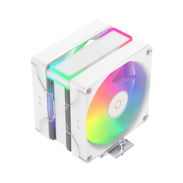 Кулер для процессора Ocypus Delta A40 SE WH Dual Fan ARGB, 2x120mm ARGB FAN, Top ARGB Panel, 4 HEAT PIPES, 4-PIN PWM, 800-1800 RPM, 31DBA, HYDRO BEARING, LGA115X/1200/1700/18XX, AM4/AM5