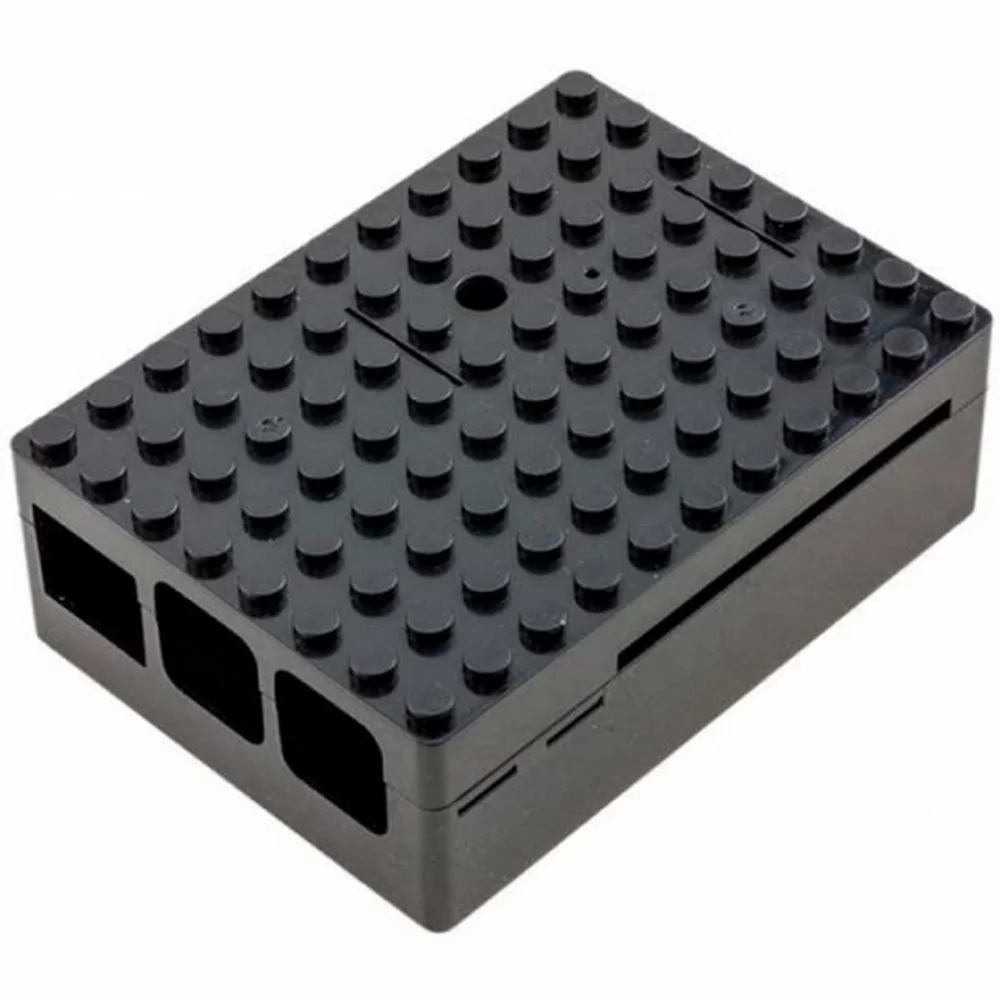 Корпус ACD RA182 Корпус ACD Black ABS Plastic Building Block case for Raspberry Pi 3 B/ B+ (CBPIBLOX-BLK) (494293)