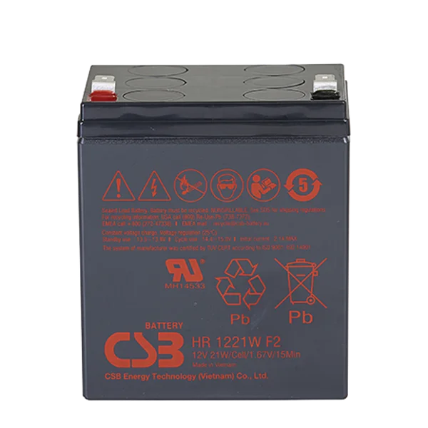 CSB Аккумуляторная батарея для ИБП (12V/ 5.25Ah) (HR1221W F2 CSB)