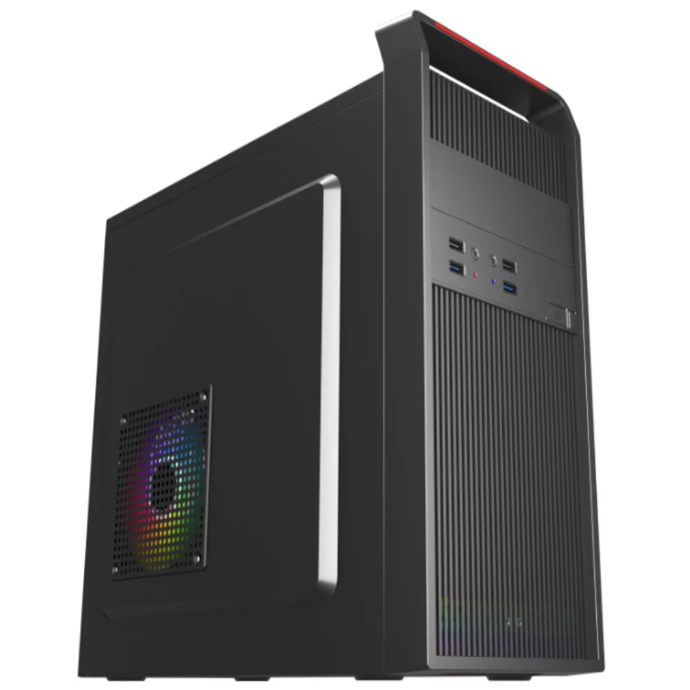Корпус для ПК ACD Coffre 102N mATX, Black, 80mm rear FAN, w/ o PSU (MO-TC600-000)
