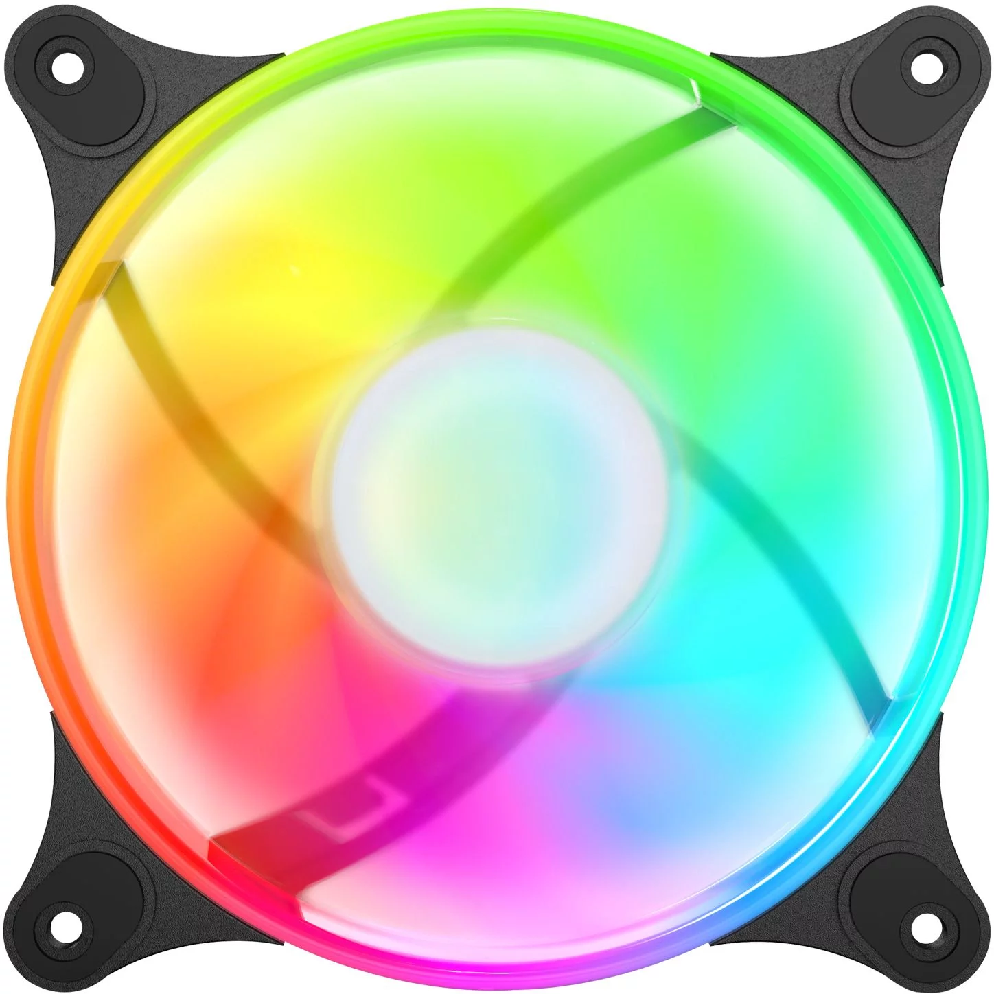 Вентилятор для корпуса GMNG GG-CF120ARGB4-PWMBK ARGB 120х120x25 черный 4-pin 26дБ Ret