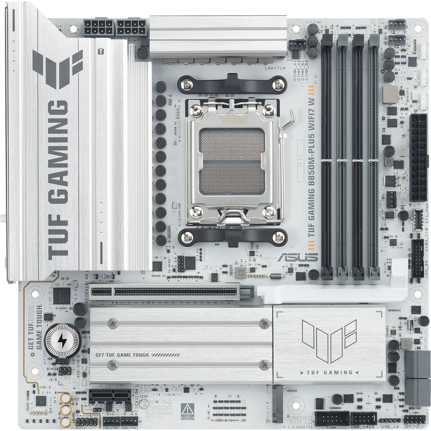 Материнская плата/ TUF GAMING B850M-PLUS WIFI7 W (90MB1MD0-M0EAY0)
