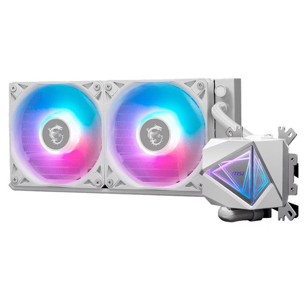 Жидкостная система охлаждения MSI MAG CORELIQUID I240 2x ARGB Gen2 Fan, ARGB Gen2 Block, Color Box (306-7ZW7E21-C24)
