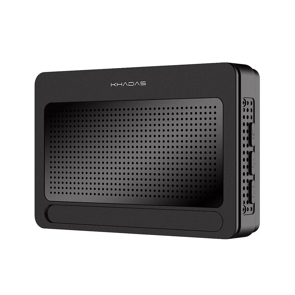 Корпус Khadas DIY Case2 for VIMs SBC,Plate Metal,Piano Black (KCS-B-001)