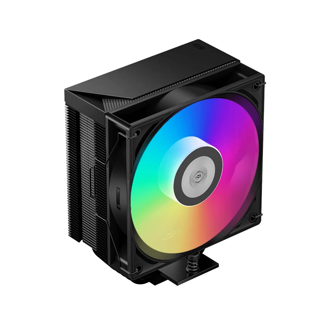 Кулер для процессора/ CPU Cooler PCCooler RT500 TC ARGB BK (245W, 4-pin PWM, 152mm, Al/Cu, 5x6mm, ARGB, 1x120mm, 73.32CFM, 34.9dBA, 2200RPM, S: 1851/1700/1200/115X, AM5/AM4, black)