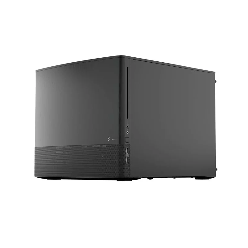 Корпус ПК без блока питания/ Case Fractal Design Node 804, Mini-Tower, 3x120mm, 2xUSB-A 3.2 mATX, mITX Black (FD-CA-NODE-804-BL-W)