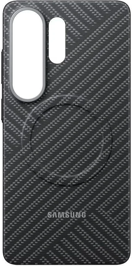 Чехол (клип-кейс) Samsung для Samsung Galaxy S26 Ultra Carbon Magnet Case with MagSafe серый (EF-KS948SSEGRU)