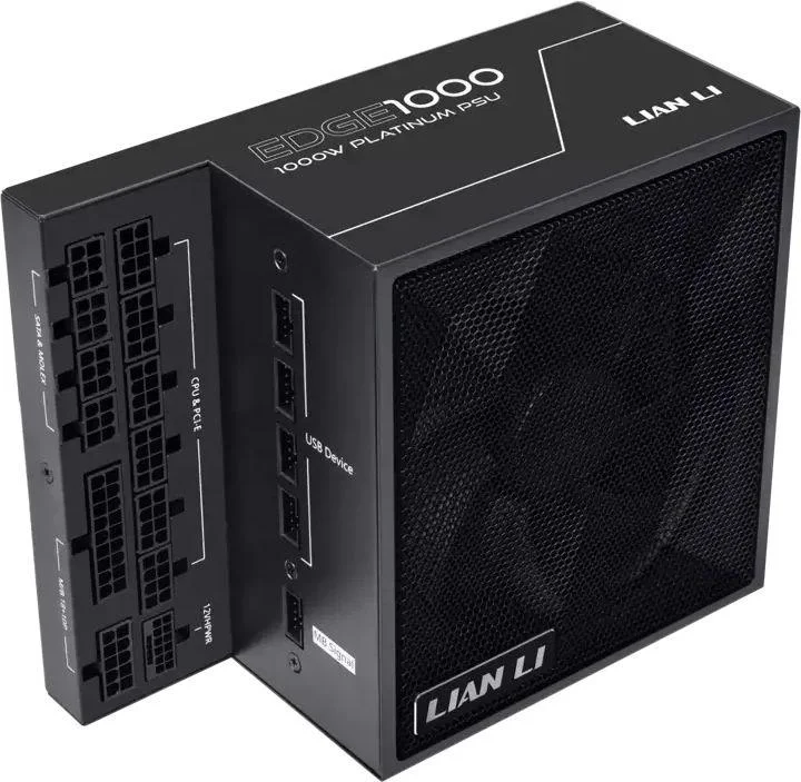 Блок питания Lian-Li ATX 1000W EDGE1000 Gen.5 80+ platinum (20+4pin) APFC 80mm fan 12xSATA Cab Manag RTL (G9P.EG1000.BE00.RU)