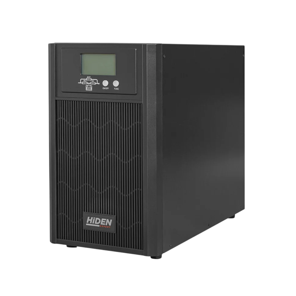 ИБП HIDEN EXPERT HE11003S, встроенные АКБ в корпусе (8х9А/ч), 3 kVA/3 kW (PF=1)/ Online Tower UPS