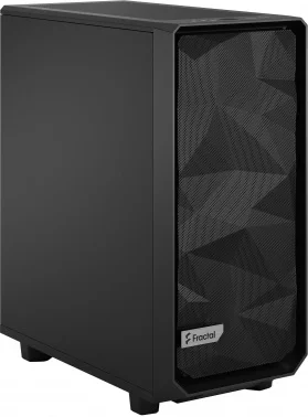 Корпус Fractal Design Meshify 2 Compact Solid черный без БП ATX 5x120mm 4x140mm 2xUSB3.0 audio bott PSU (FD-C-MES2C-01)